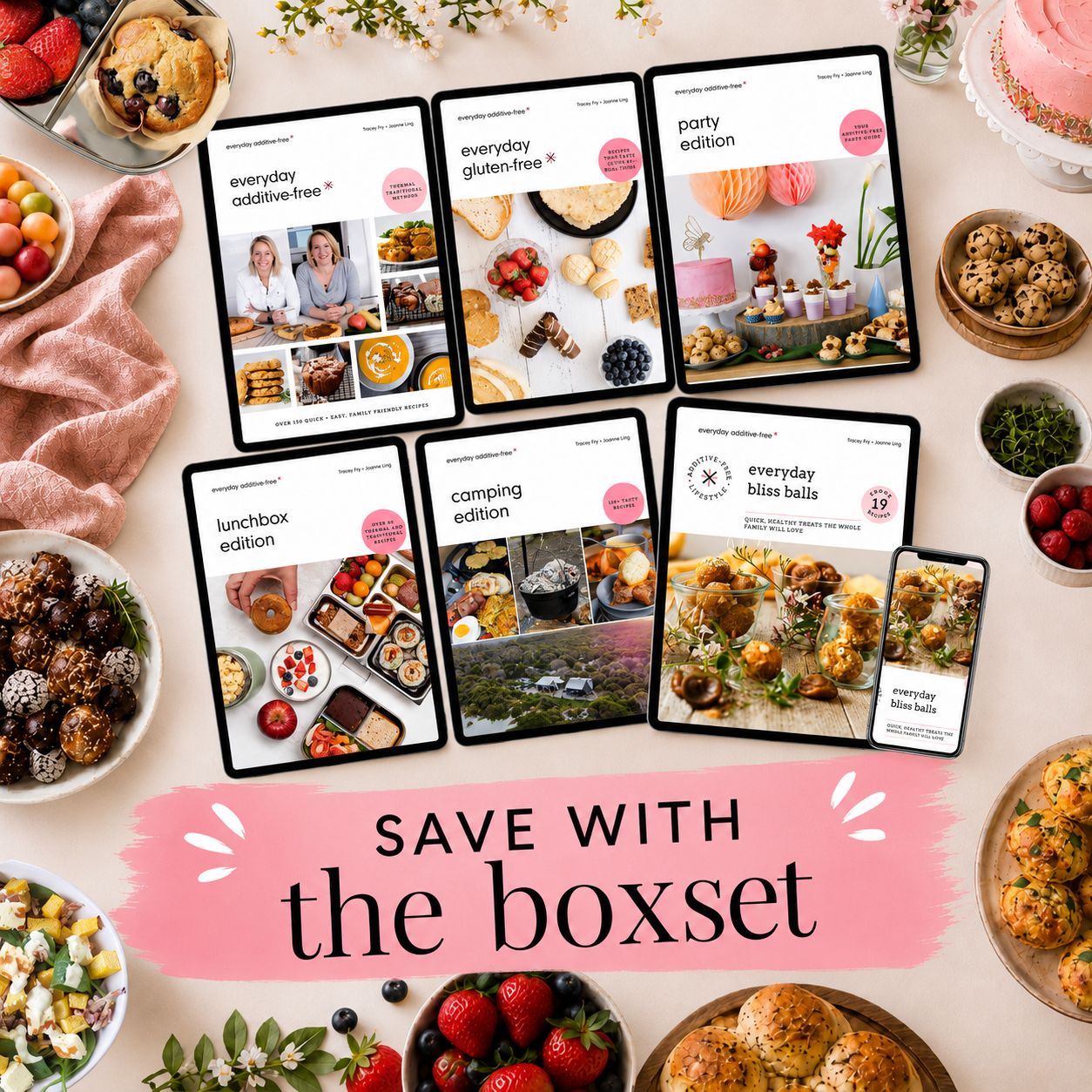 ebook Bundle  (600+ Recipes) - everyday additive-free cookbook series ebooks
